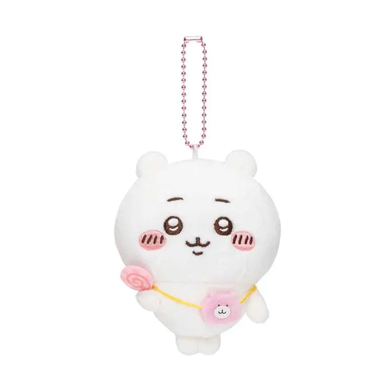 10Cm Miniso Cartoon Chiikawas Plush Doll Keychain Hachiwares Usagis Cute Pendant Outing Series Backpack Decoration Child Gifts