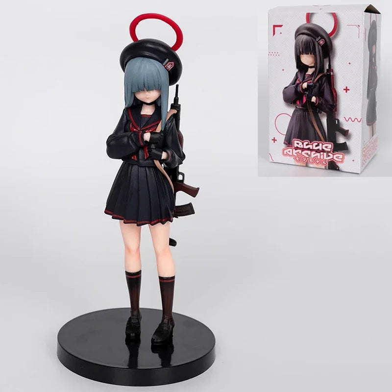 Anime Blue Archive Figurine Mixed Fish Sauce Action Figures Kawaii Girls 15cm PVC Model Statue Collection Peripheral Toys Gifts
