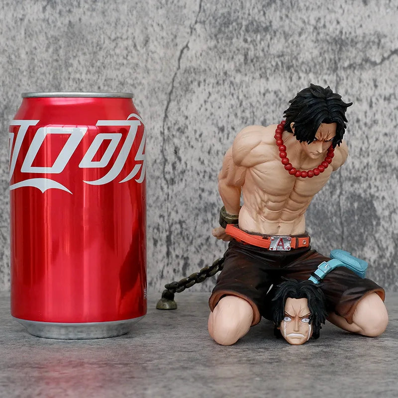 13cm One Piece Anime Figures Portgas D Ace Execution Figurine Pvc Statue Action Figure Collect Model Doll Decoretion Toys Gift