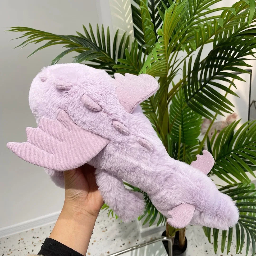 Jellycat With Tags Jellycat Feilong Series Plush Toy Sky Blue Snow Dragon Throw Pillow Doll Stuffed Holiday Birthday Gift To
