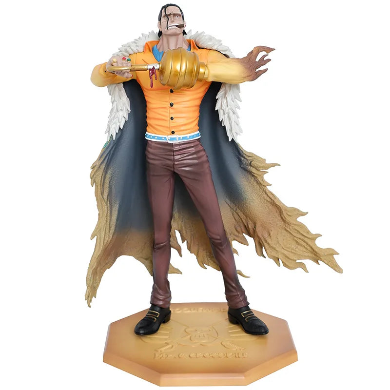 Anime One Piece Sir Crocodile Battle Ver. PVC Action Figure Statue Collectible Model Kids Toys Doll Gifts 29CM