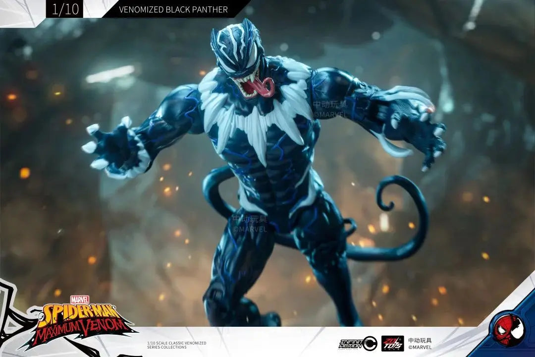 ZD Original Venom Parasitic Iron Man Thanos Symbiote Captain America Black Panther 1/10 Marvel legends Action Figure Anime Toy