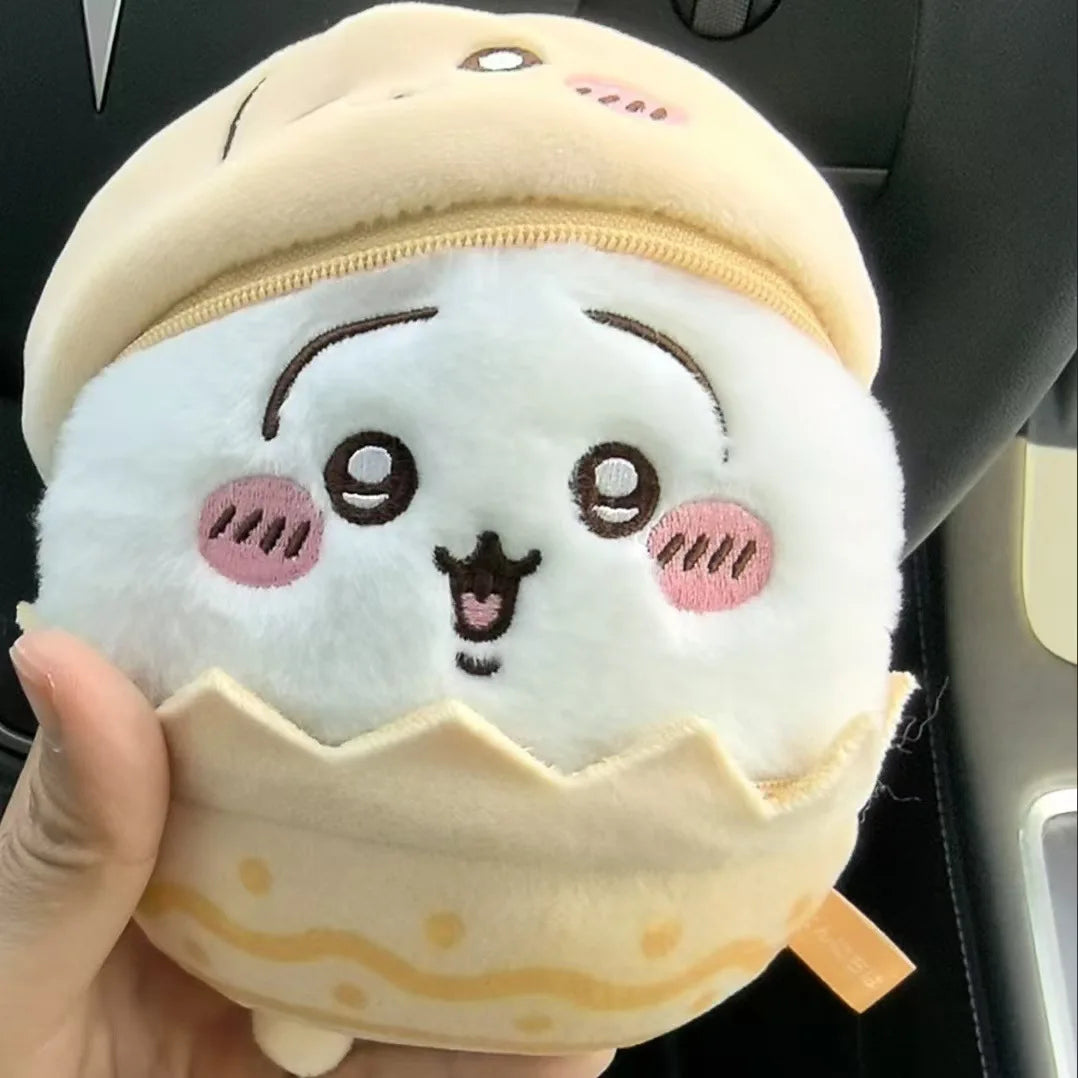 New Chiikawa Easter Accessories Hachiware Usachi うさぎ Egg Plush Doll Pendant Schoolbag Doll Pendant Friend Gift