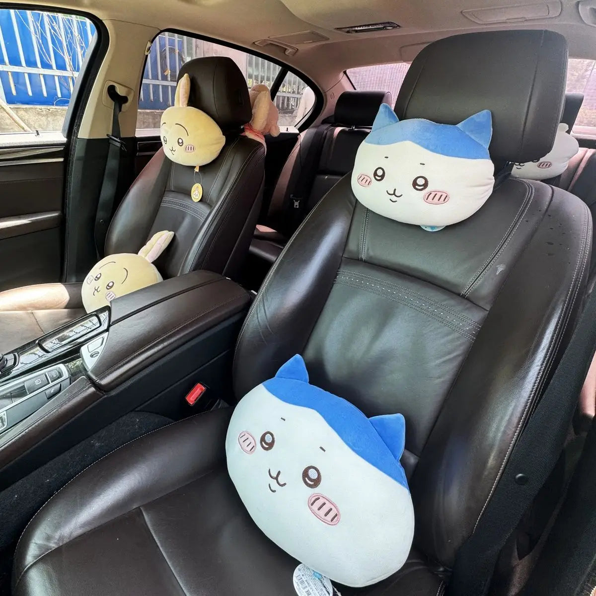Chiikawa Car Seat Neck Pillow Waist Pillow Plush Cute Car Decoration Cartoon Cute Object Usagi Car Decoration Accessories Gift