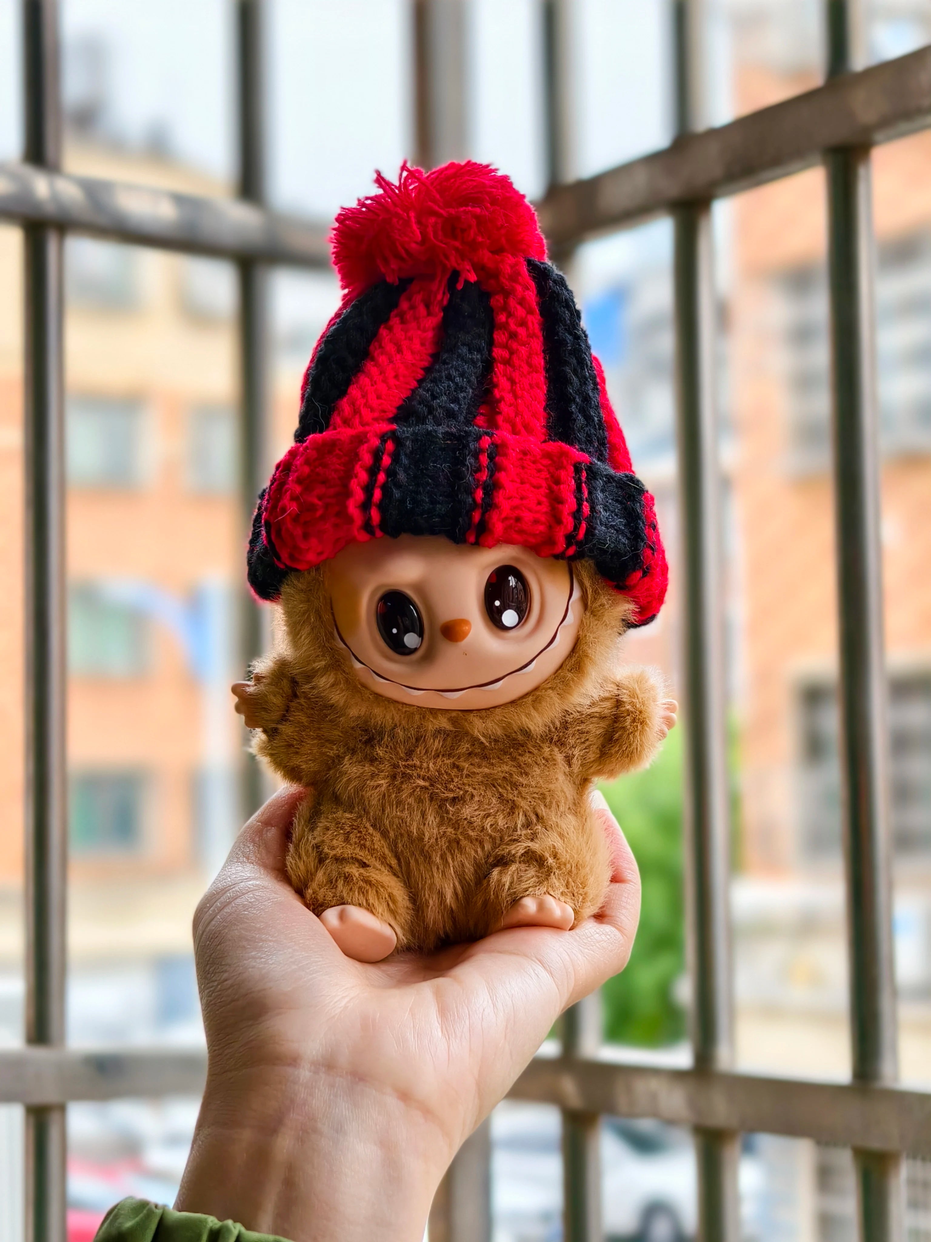 17cm Labubu I II Idol Dolls Scarf Hat Suits Clothing Plush Doll'S Clothes Outfit Accessories For Korea Kpop Exo Sitting Party