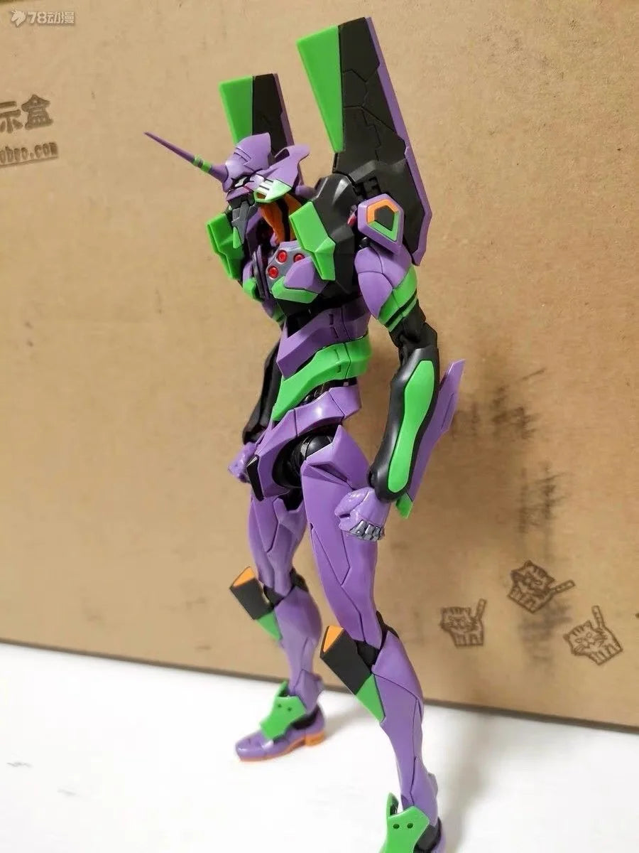 Rg Evan Gelion Model Kit 1:144 Evan Gelion Anime Action Figures Collectble Eva 01 Assembly Kit Mobile Suit Mecha Kits Toy Gift