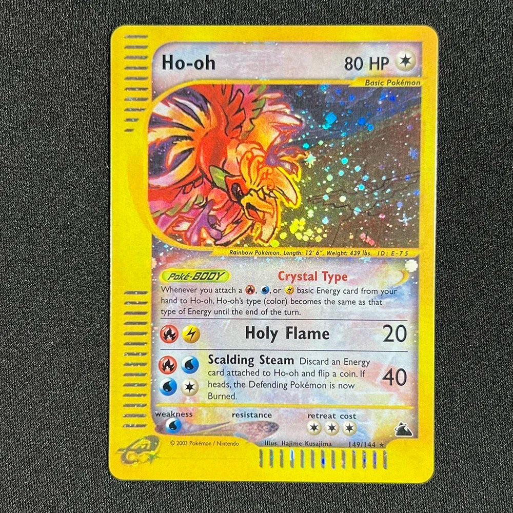 PKM Single Cards 1st Edition E-Card Celebi Charizard Skyridge (SK) Foil Cards Zapdos Aquapolis Classic Game Collection PROXY