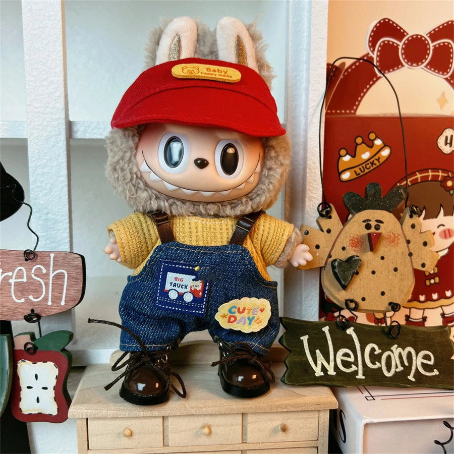 Doll Clothes Outfit Accessories For 17cm Labubu V2 V1 Doll's Clothing Different styles Cosplay dress Kid Toy Gift