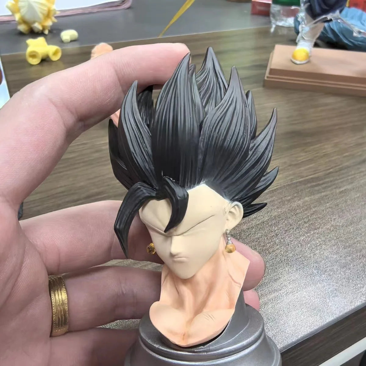 Dragon Ball Vegetto Figure Replace Arms Vegetto Blue Super Saiyan 4 Action Figure Gk Statue Collection Model Toys Gifts