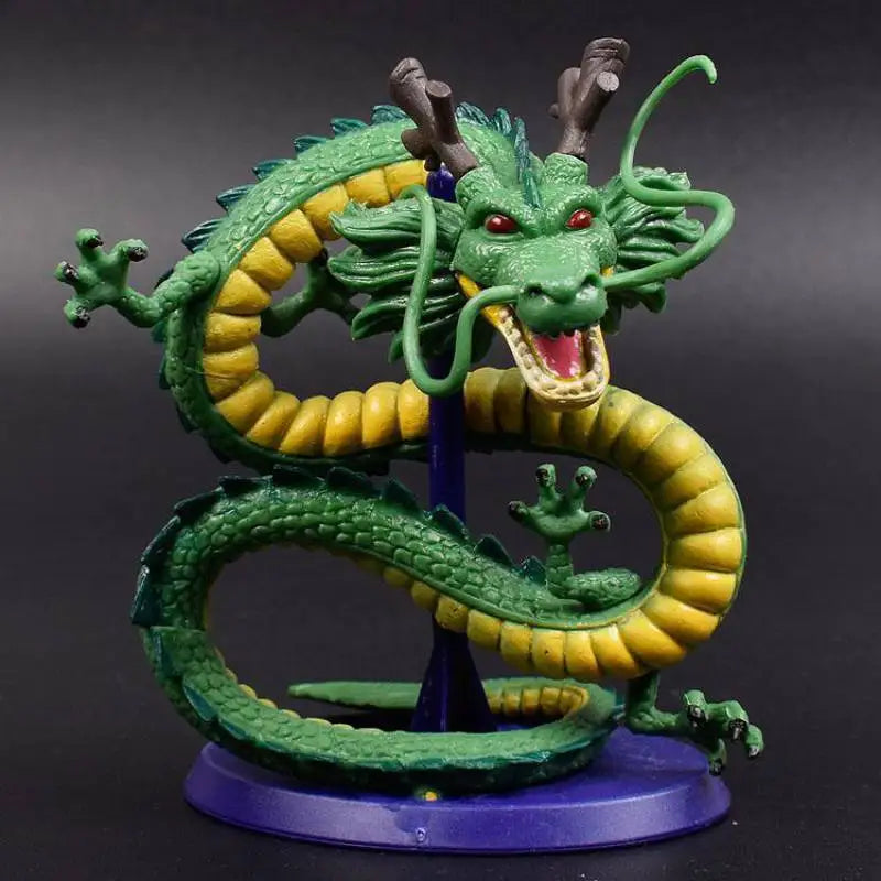 Dragon Ball Summon the Dragon Little Green Dragon Toy Hand-made Office Model with Base Cake Ornament Ornament Gift