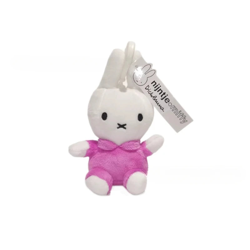 Miffy Cute Cartoon Plush Pendant Bag Decor Accessories Doll Keychain High Appearance Girl Gift Send Friends Creative Kawaii Toy