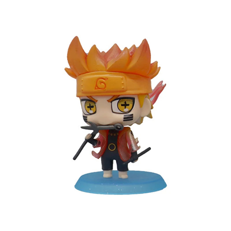 Anime Naruto Action Figure Naruto Sasuke Kakashi Itachi Model Toys Desktop Ornament Decoration Gift Boy Girl Figure Toy
