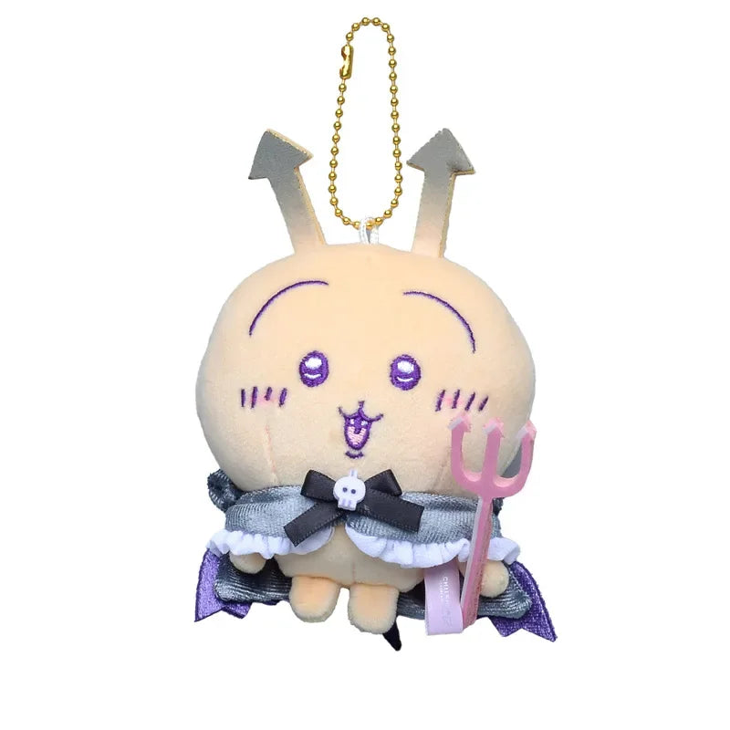 Chiikawa Cute Angel Devil Plush Doll Jiikawa Xiaoba Usachi Jiyi Small Pendant Keychain Girl Bag Decoration Small Ornaments Gift