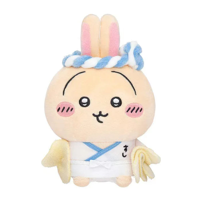 Japanese Anime Figure Shisa Usagi Hachiware Keychain Cute Cartoon Soft Plush Animal Toy Doll Keyring Pendant Bag Charm Accessory