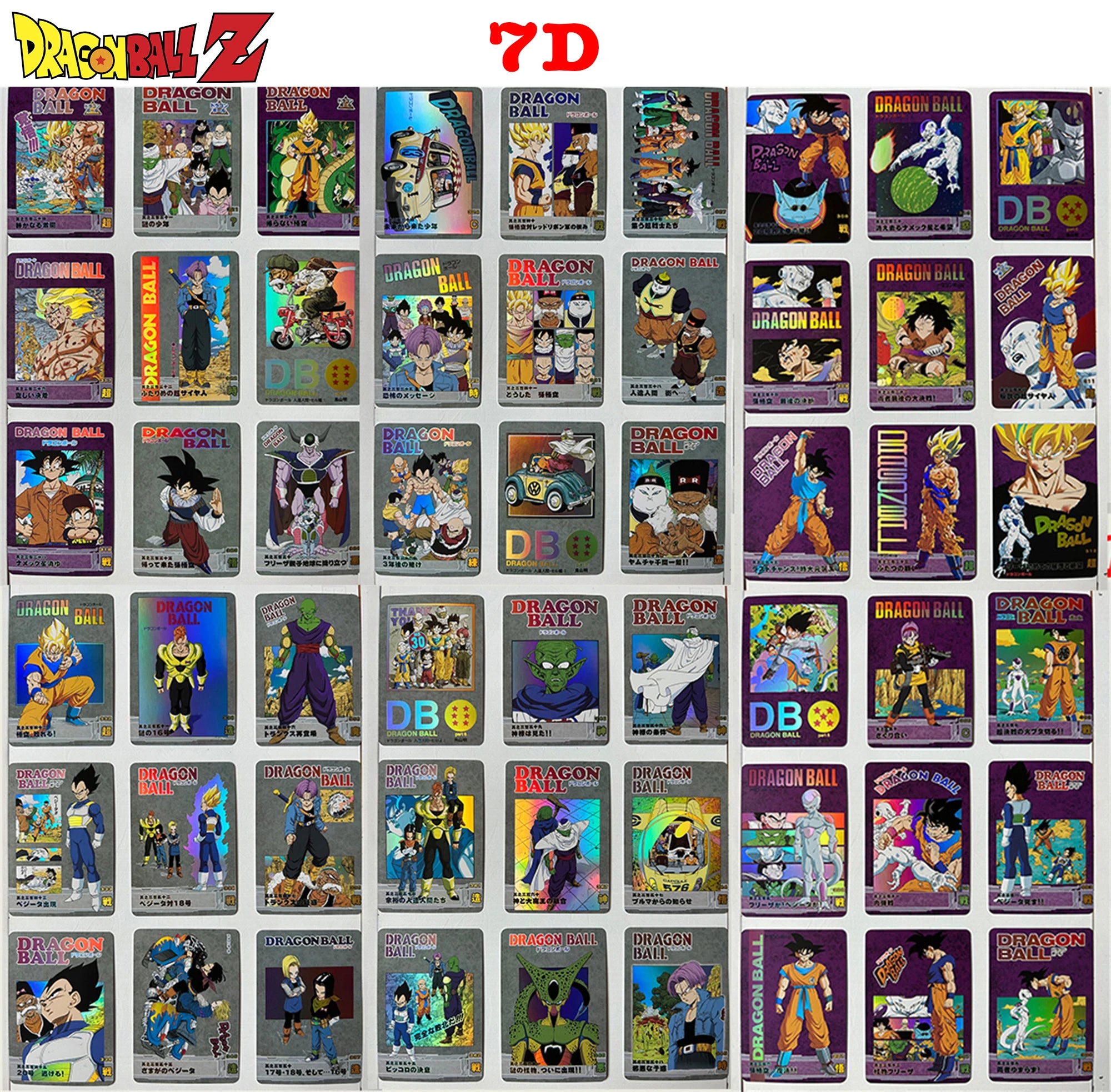 Anime Dragon Ball DIY ACG Tabletop Battle Game Laser Cards Android 18 Piccolo Toys for boys Collectible Cards Birthday Present