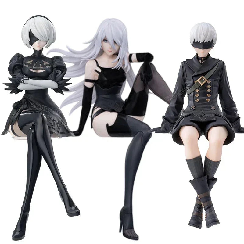 18cm NieR:Automata Ver1.1a YoRHa No.2 Type B Anime Girl Figure NieR Automata YoRHa No.9 Type 9S/2B Action Figure Model Doll Toys