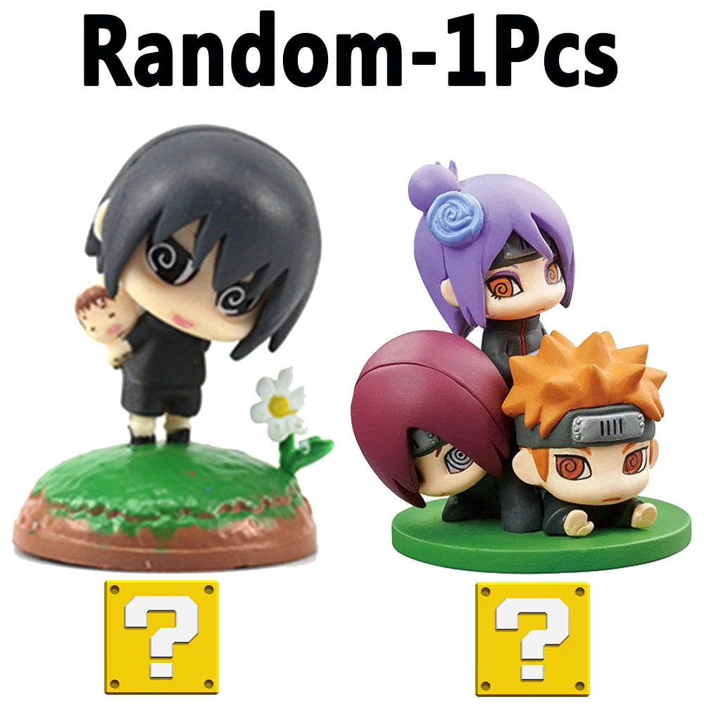 Naruto Shippuden Anime figure Model Sasuke kakashi Gaara Action Figurine PVC Statue Collectible Toy Doll children gifts