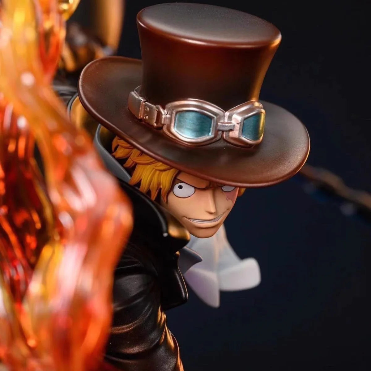 22cm Anime One Piece Sabo Figure IU Fire Fist Sabo Figures Revolutionary Army Figure Model Pvc Statue Doll Statue Toys Gift