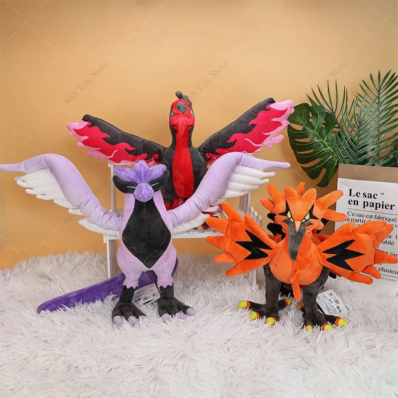 Pokemon Plush Shiny Gyarados Charizard Mega Rayquaza Hisuian Zorua Ho-Oh Lucario Butterfree Anime Stuffed Peluche Kids Xmas Gift