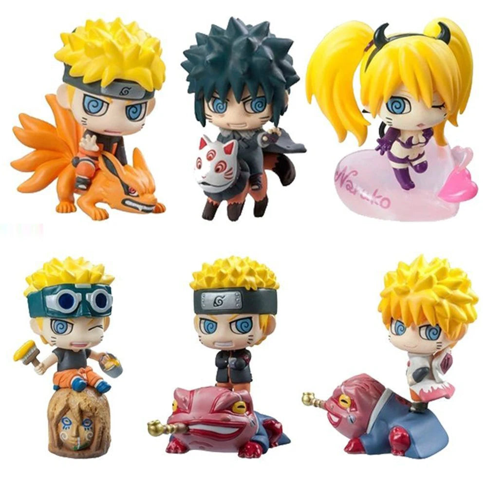 Naruto Shippuden Anime figure Model Sasuke kakashi Gaara Action Figurine PVC Statue Collectible Toy Doll children gifts