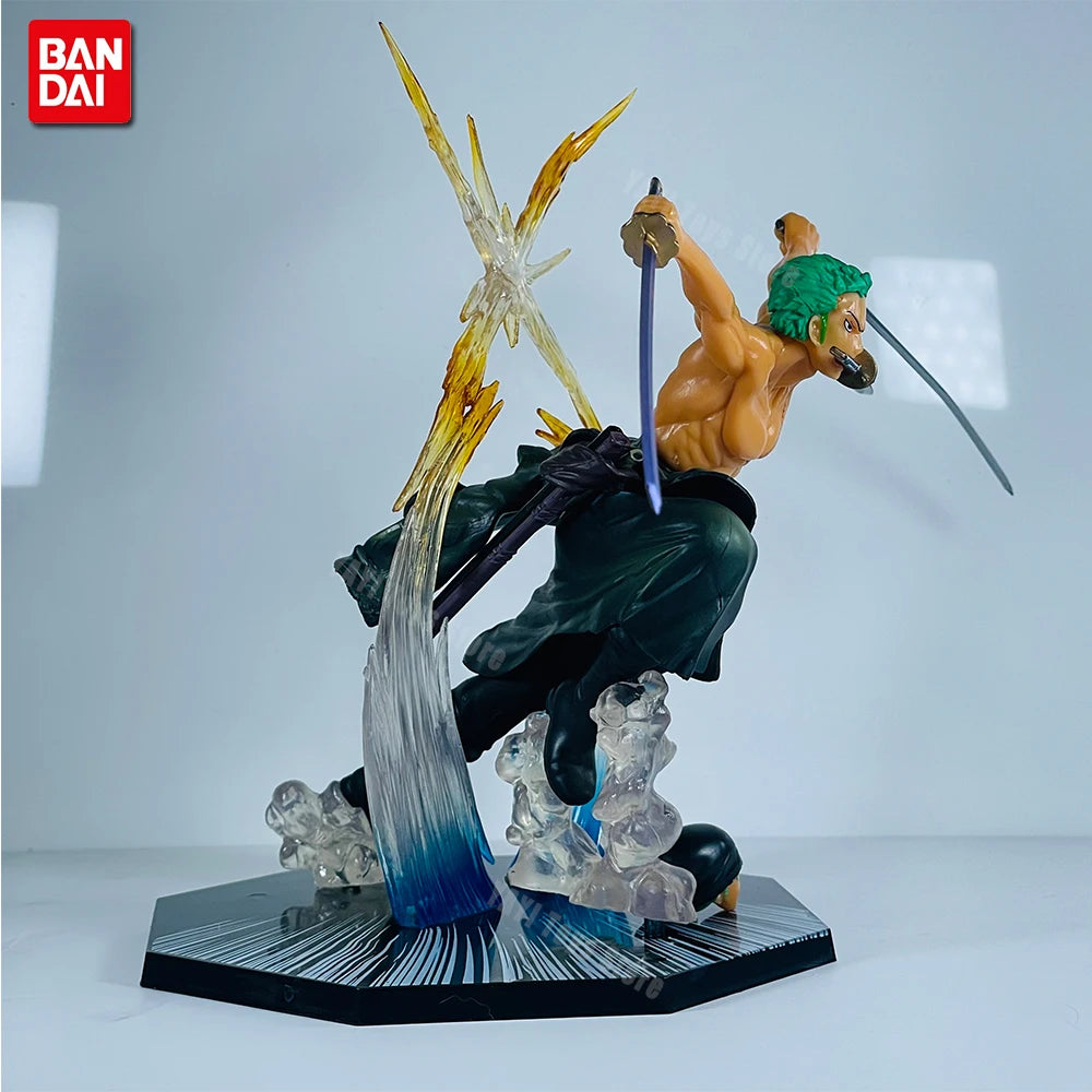 One Piece Anime Figure Fire Fist Luffy Ace Sanji Battle Model Dolls PVC sabo Action Figurine Zoro Ghost Three-Knife Toys
