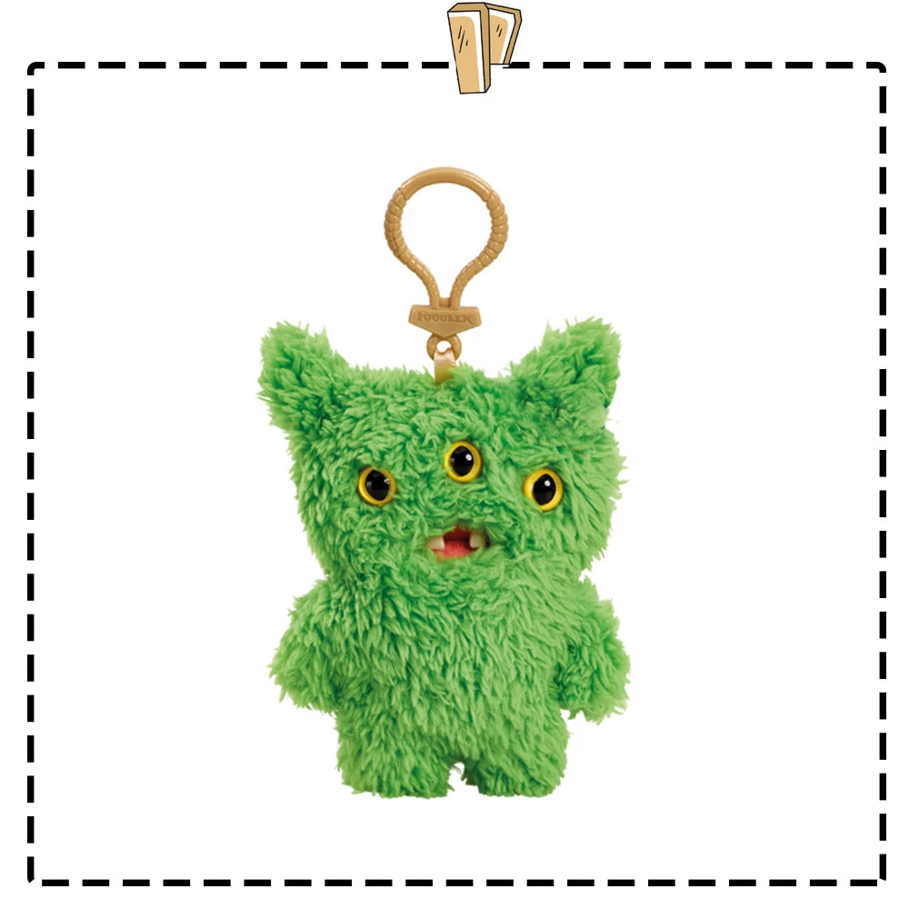 Fuggler Funny Ugly Monster Original Plush Doll Teeth Monster Pendant Keychain Stuffed Cartoon 9.5-14CM Peluche Toy Gift