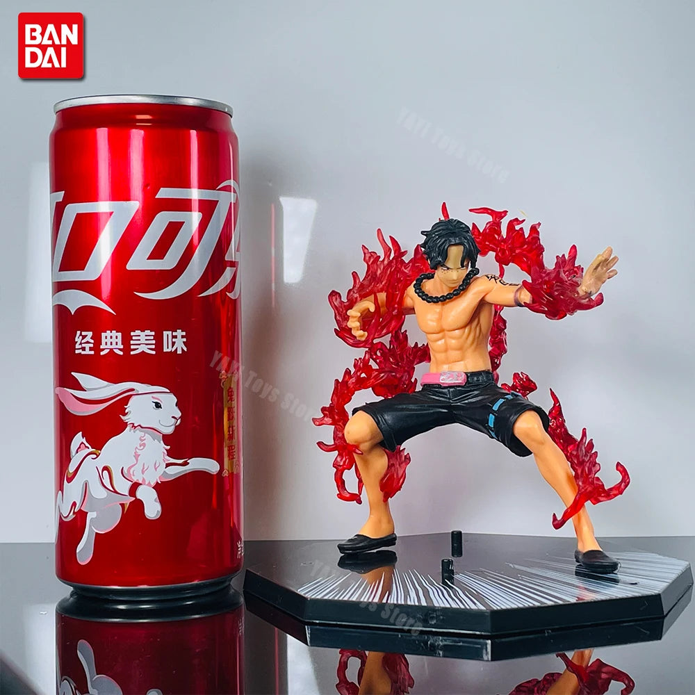 One Piece Anime Figure Fire Fist Luffy Ace Sanji Battle Model Dolls PVC sabo Action Figurine Zoro Ghost Three-Knife Toys