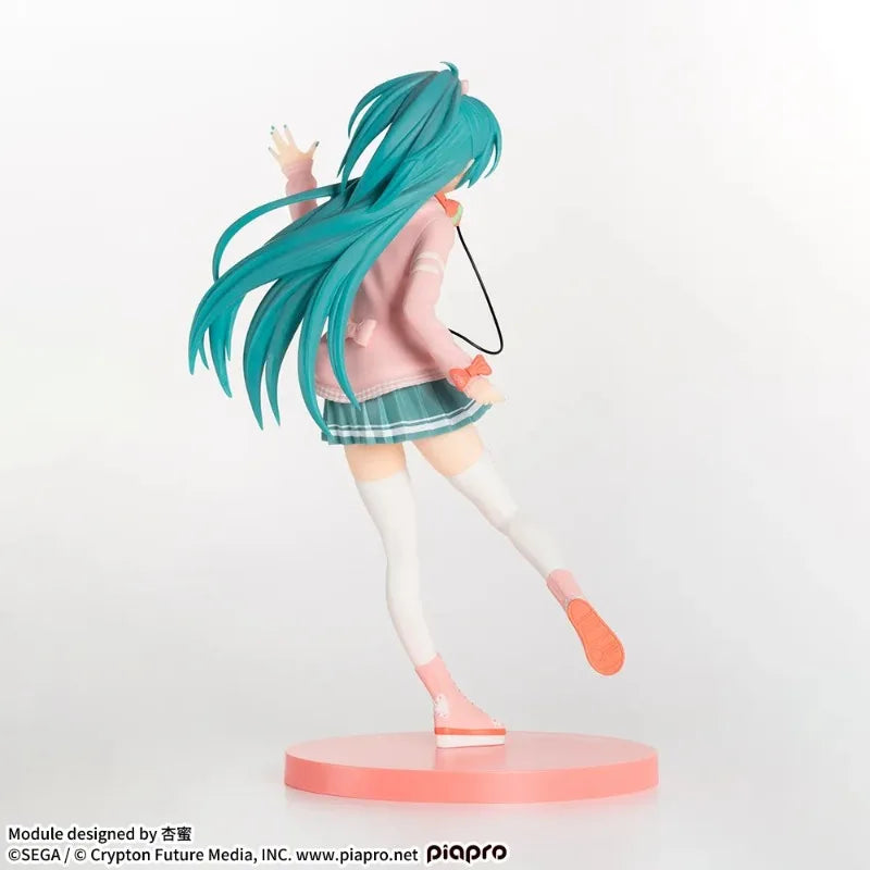 Hatsune Miku Project DIVA Arcade Future Tone Hatsune Miku SPM Figure Ribbon Girl Ver 24cm Model Toy Figure