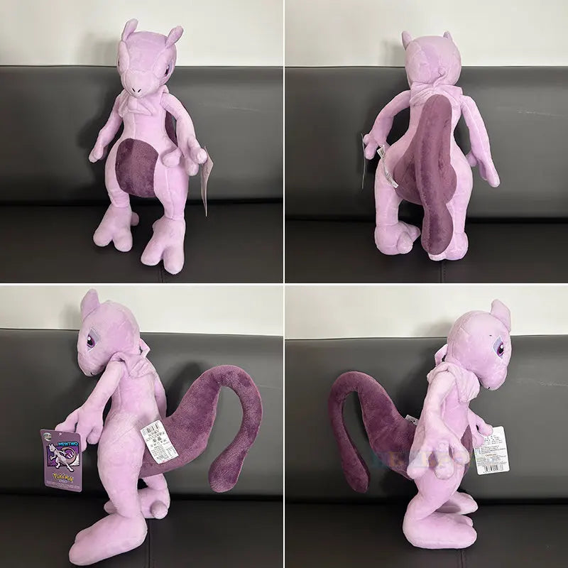 37cm Pokemon Mewtwo Plush Anime Soft Stuffed Animal Toy Cartoon Pluche Holiday Birthday Gifts for Children Toy