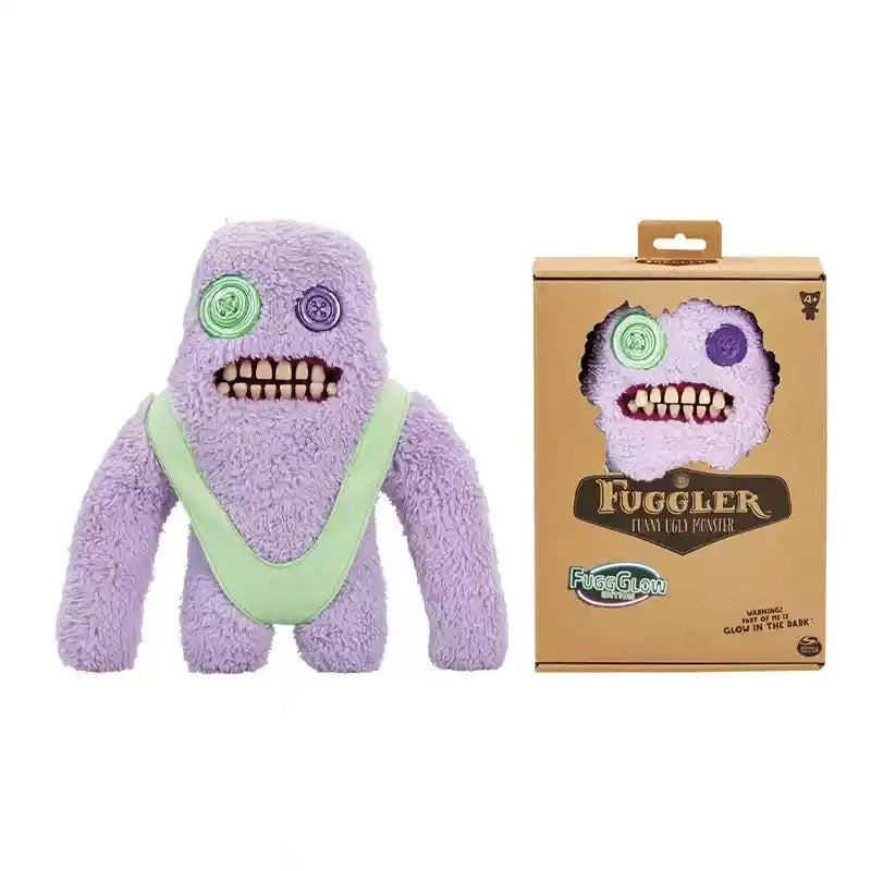 Fuggler Big Teeth Monster Pendant Keya Funny Ugly Big Tooth Monster Toy Bag Plush Keychain Pendant Doll Holiday Gifts