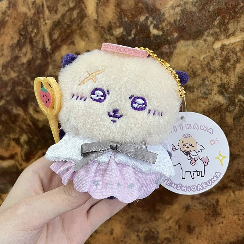 Cute Otter Lion Collection Chiikawa Magic Panda Angel Restaurant Rakko Kawaii Children's Gift Plush Backpack Keys, Pendant