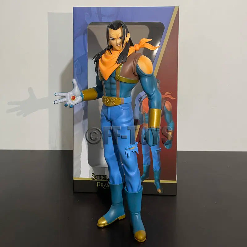 24CM Anime Dragon Ball Z Android 17 18 Figure Android 18 PVC Action Figures Collection Model Toys for Children Christmas Gifts Action figure