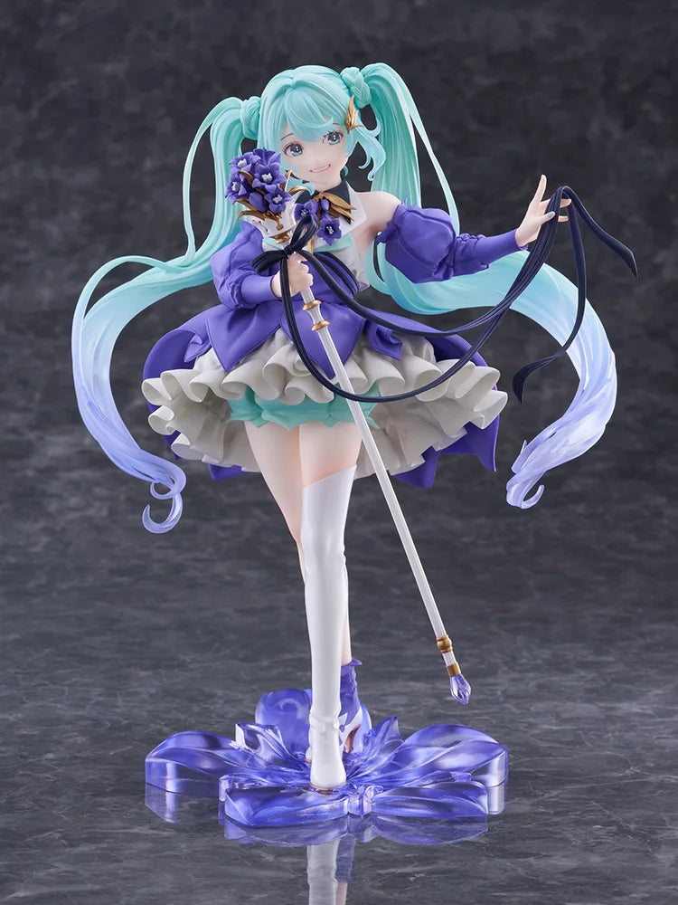 Taito Vocaloid Hatsune Miku 2024 Birthday Flower Ver. Figure Amp 21cm Figurine Collectible Anime Model Toy Kid Gifts