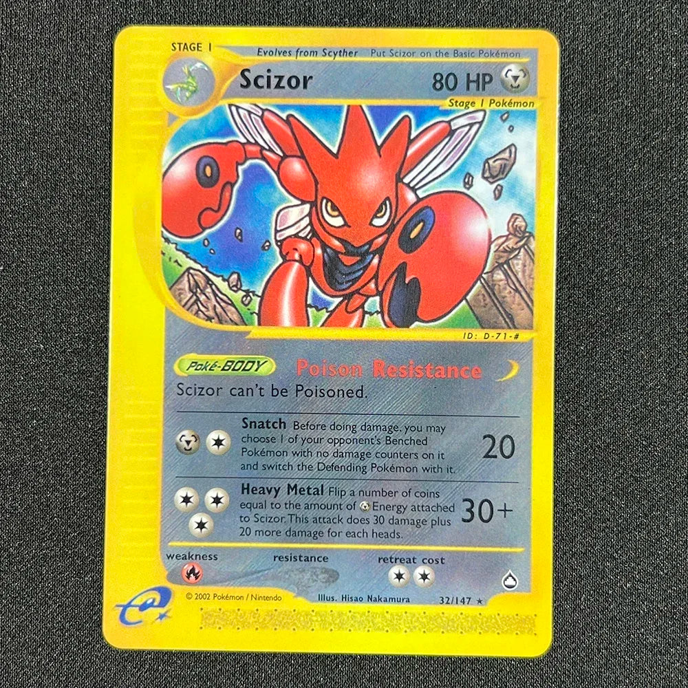 PKM Single Cards 1st Edition E-Card Celebi Charizard Skyridge (SK) Foil Cards Zapdos Aquapolis Classic Game Collection PROXY