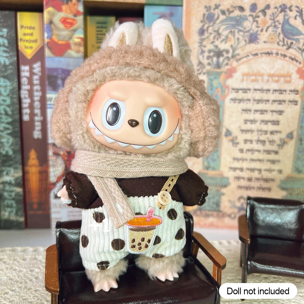 Doll Clothes Outfit Accessories For 17cm Labubu V2 V1 Doll's Clothing Different styles Cosplay dress Kid Toy Gift