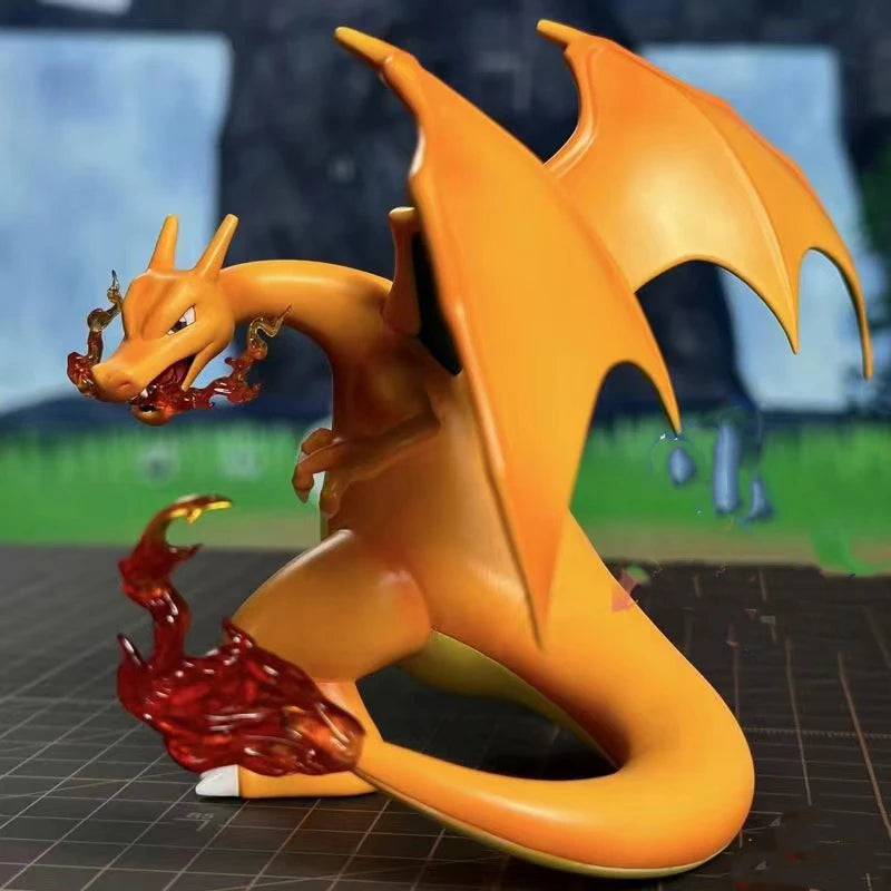 Pokemon Figure 11cm Dragonite Figure Pet Animal Genie Spitfire Charizard mega X Figurine Pvc Model