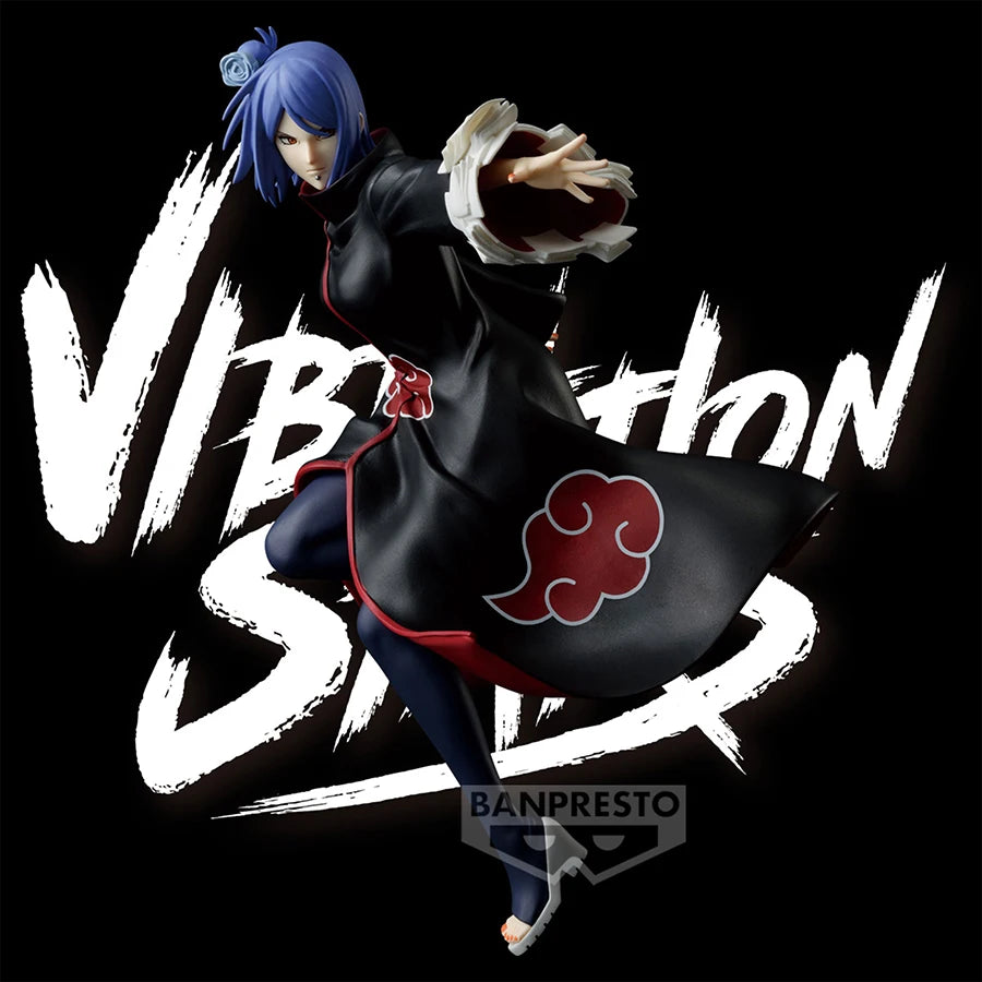Anime Naruto Shippuden Vibration Stars Konan PVC Action Figures 160mm Bandai Figurine Collection Model Toys
