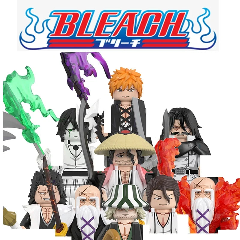 Naruto Sasuke Sakura Kakashi Obito Jiraiya Tsunade Anime Mini Man Blocks Figure
