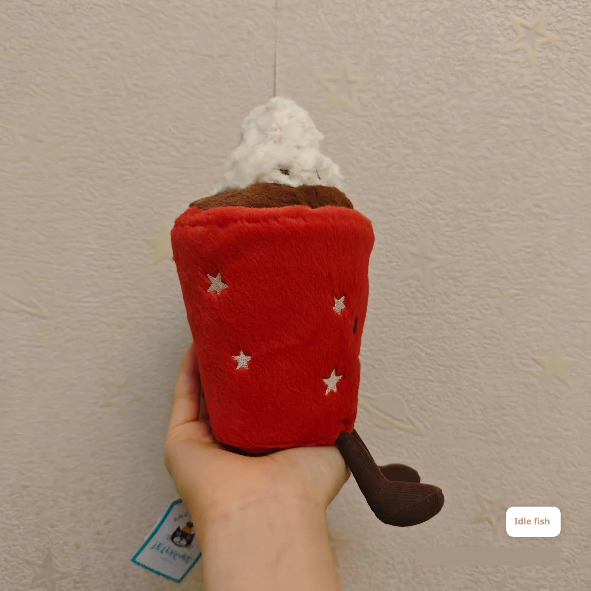 Jelly Cat Fun Christmas Series Chocolate Cocoa Cute Cream Cup Doll Children'S Soothing Toy Holiday Gift