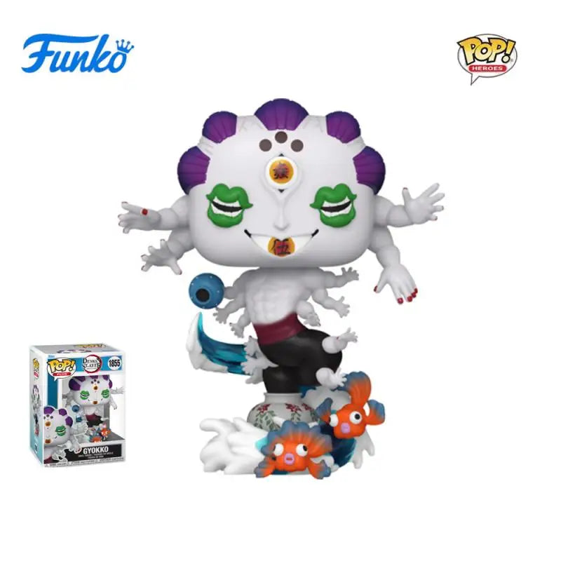 HOT FUNKO POP Original Anime Cartoon Demon Slayer Blade courtesan Taro Jade Pot Toys Figures Collection Model Toy birthday Gifts