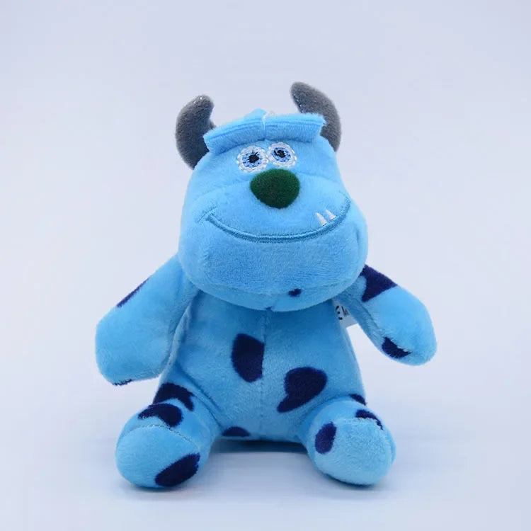 Disney Monsters University Plush Keychain Toy Strawberry Bear James Sullivan Mike Wazowski Soft Stuffed Doll for Kids Model Gift