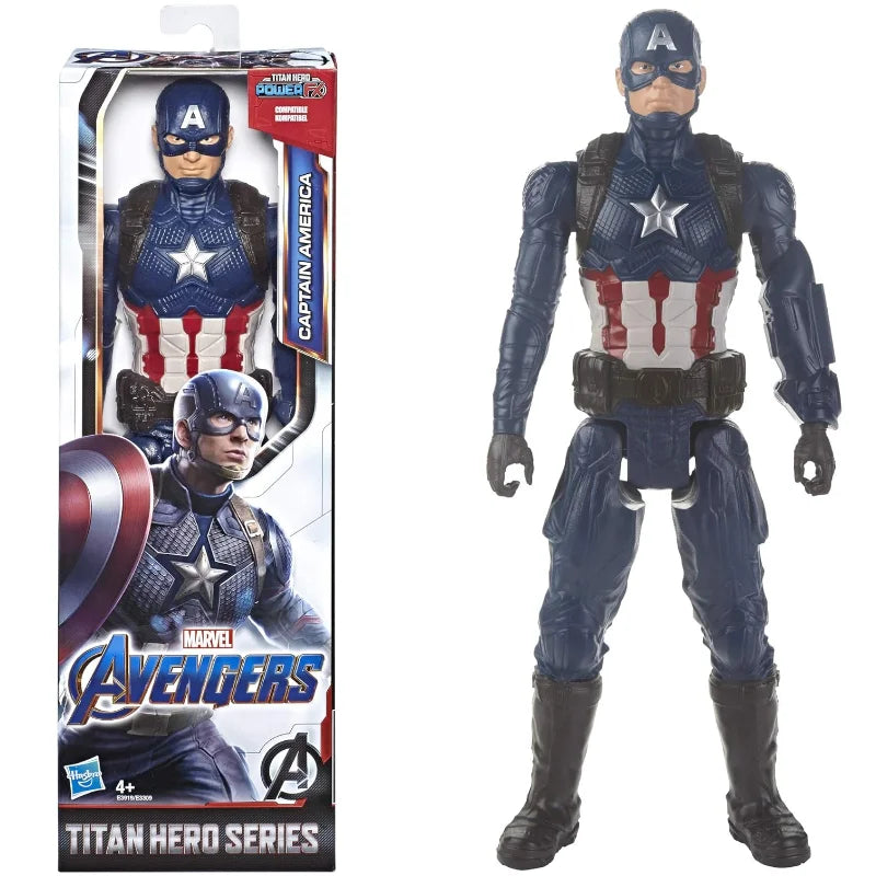 Hasbro Marvel Legends The Avengers Titan Hero Series Spiderman Black Panther Captain America 12 Inch Action Figure Model Toy