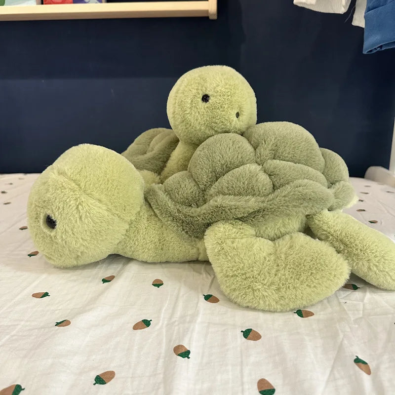 jelly cat 28cm Turtle Plush Doll Creative Companion Plush Toy Doll Simulation Turtle Pet Toy Children'S Holiday Gift