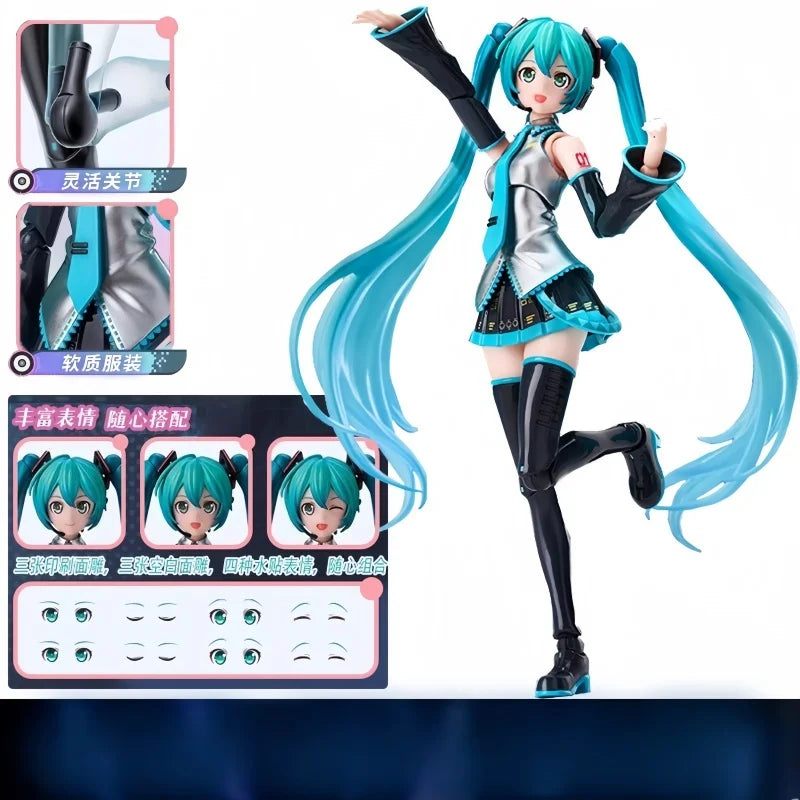 Blokees Blockman Cherry Blossom Future Hatsune Miku Miracle Version Sakura Future Doll Model Birthday Gift