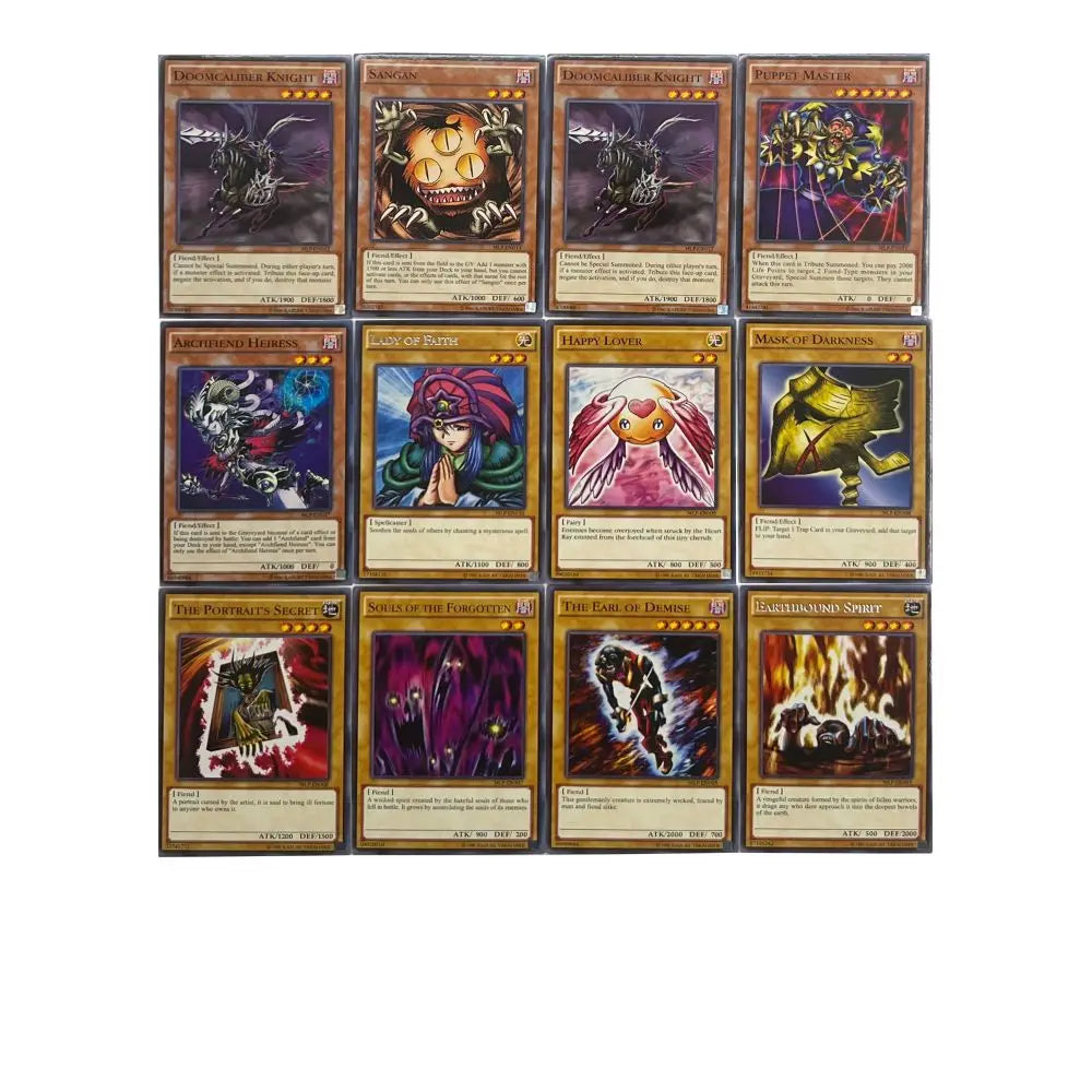 Yu-Gi-Oh Deck 652 RYO BAKURA PACK English Holographic Golden White Dragon Duel Game Collection Card with Tin Box
