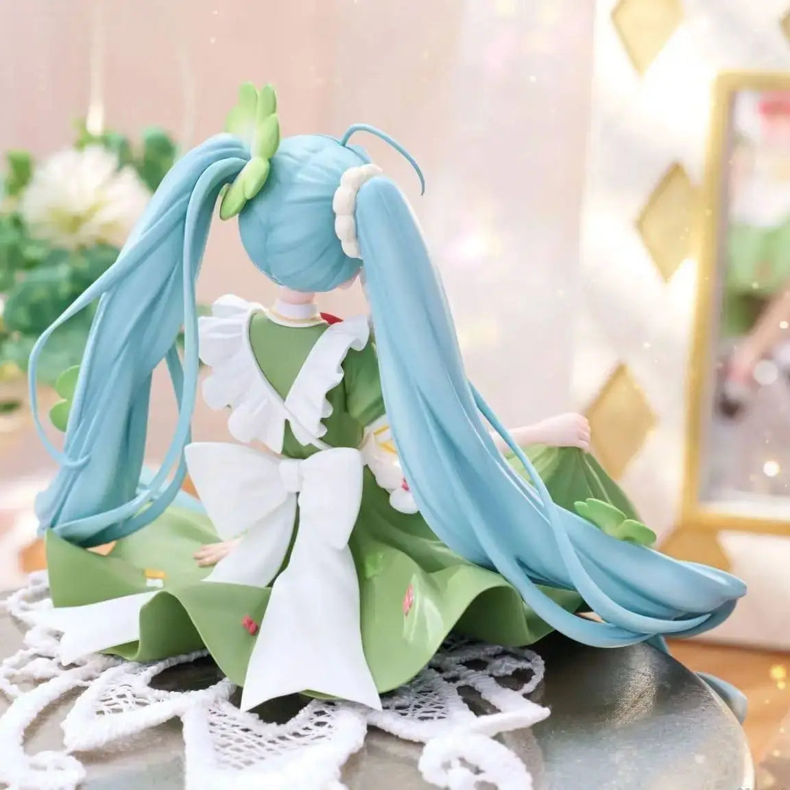 Judai Furyu Noodle Stopper VOCALOID Hatsune Miku Flower Fairy Clover PVC Action Figure Model Doll Toys