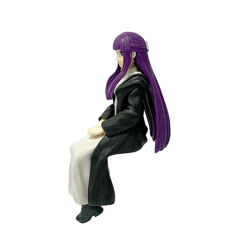 14cm Frieren: Beyond Journey's End Anime Figure Sitting Fern Action Figures Frieren Noodle Stopper PVC Model Statue Collection