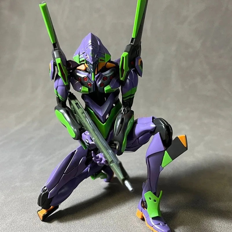 Rg Evan Gelion Model Kit 1:144 Evan Gelion Anime Action Figures Collectble Eva 01 Assembly Kit Mobile Suit Mecha Kits Toy Gift