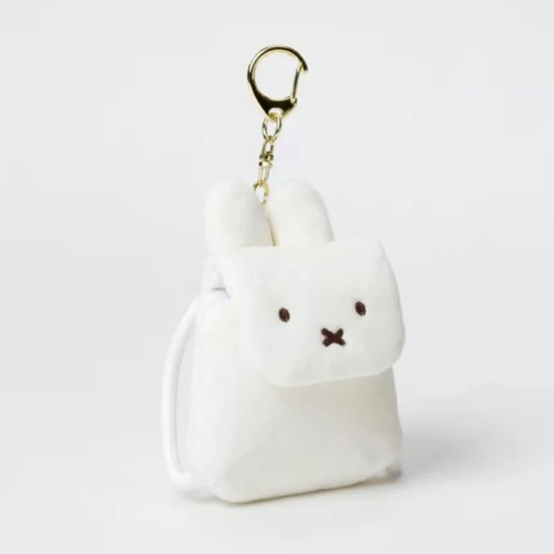 kawaii Miffy Boris Embroidered Headphone Bag Storage Bag Coin Purse Schoolbag Pendant Miffy Mini Styling Bag