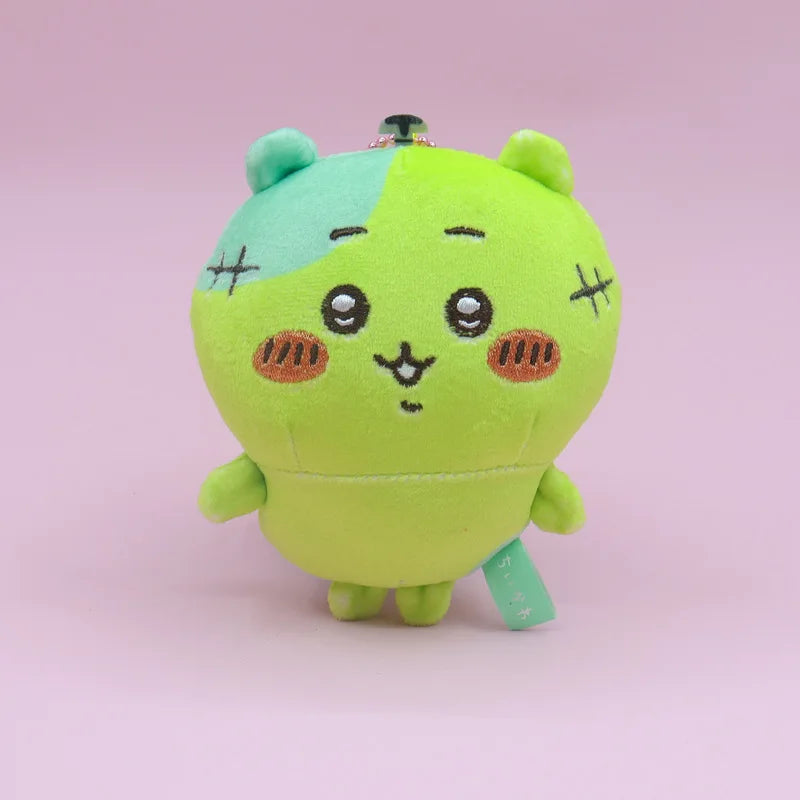 Kawaii Anime Chiikawa Keychain Japanese Cartoon Joke Bear Cross Dressing Halloween Hachiware Usagi Cute Bag Plush Doll Pendant